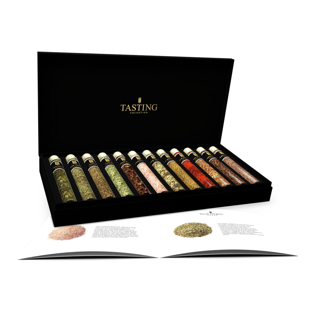 Kräuter & Gewürze Tasting Probierset 12 Fläschchen Verkostung im Geschenkset, Satz 2, Satz 2
