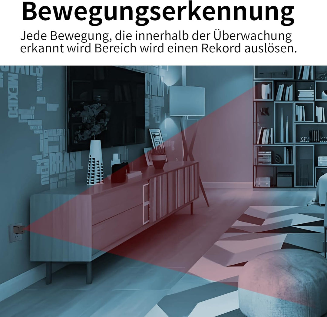 HD 1080P überwachungskamera,USB Mini Kamera,mit kontinuierlicher Aufnahme-/Bewegungserkennungsfunkti