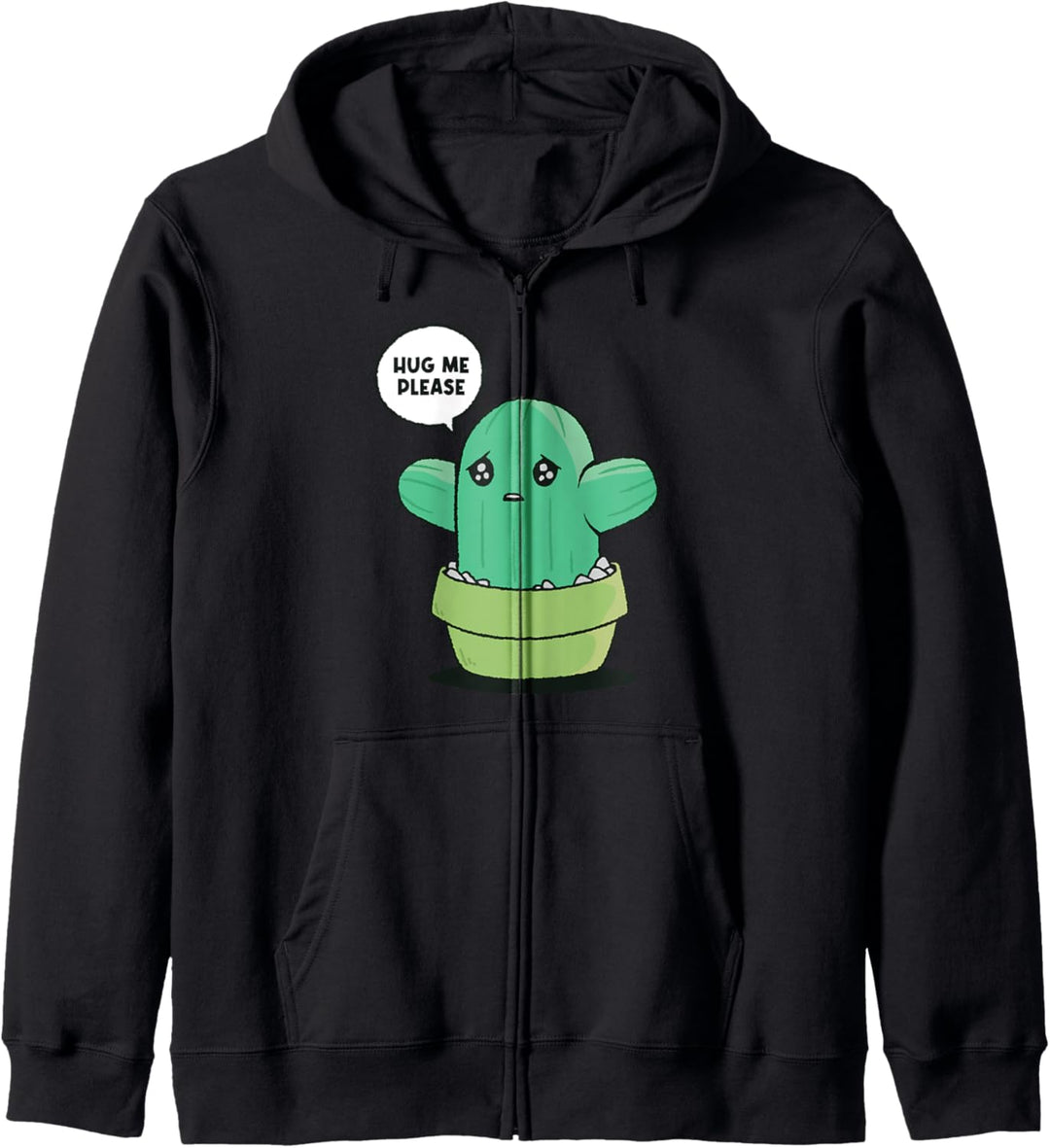 Hug Me Please Cactus Kapuzenjacke