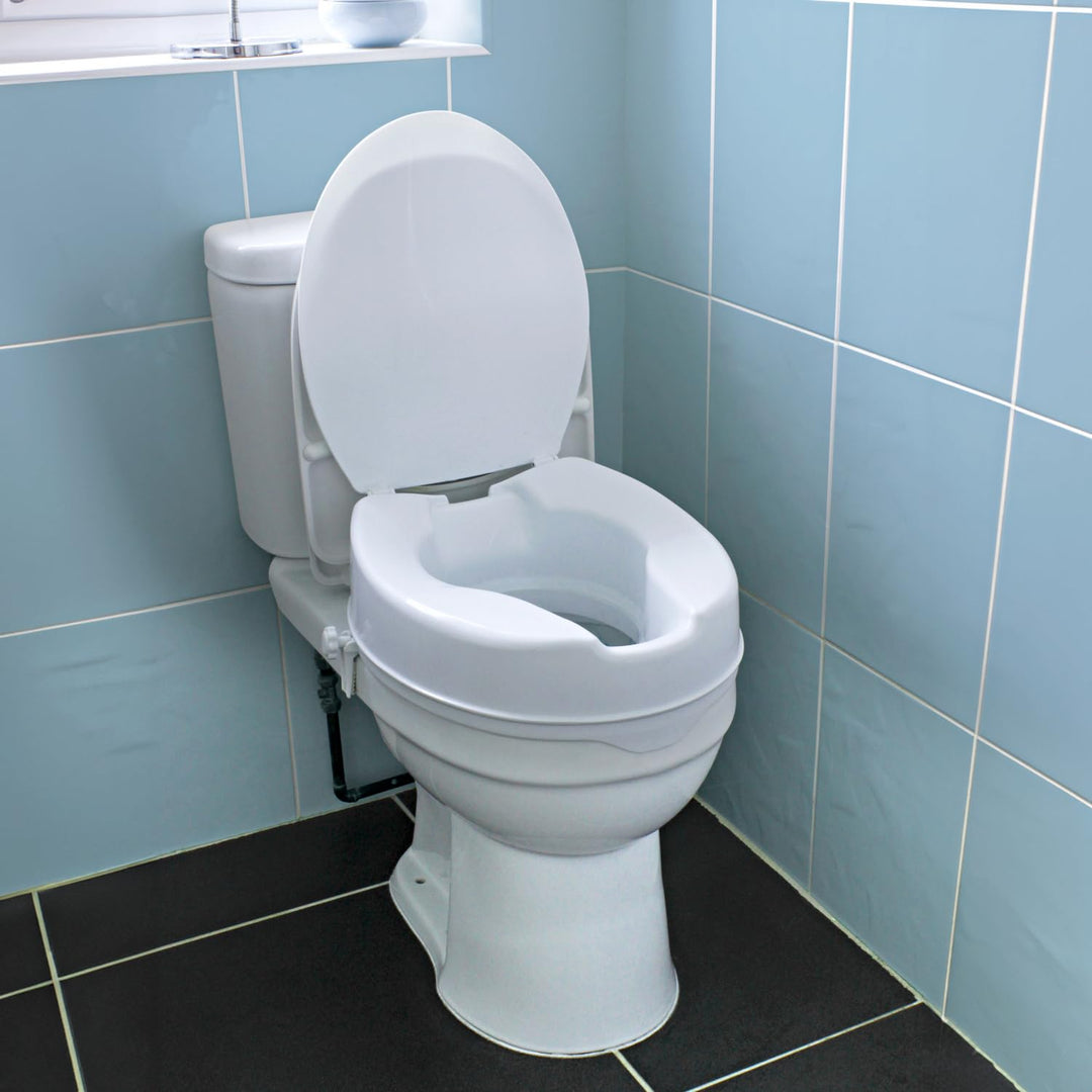 3 PAGEN® WC-Aufsatz Höhe: 10cm – Toilettensitz-Erhöhung für Senioren & gesundheitlich eingeschränkte