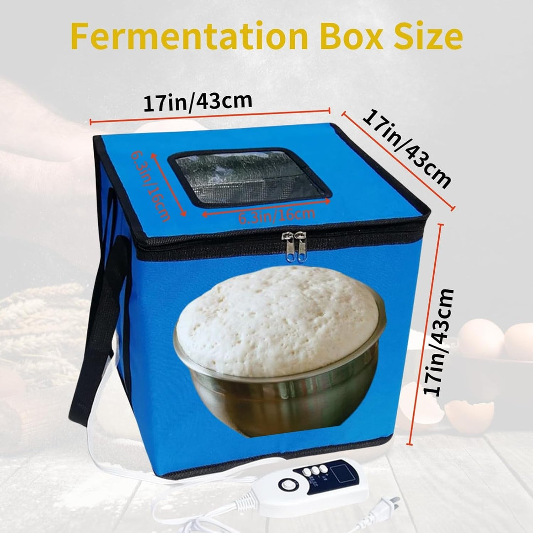 Cloud Fire Faltbare Teiggärbox, Temperatureinstellung Gärbox mit Deckel, Abnehmbarer Multifunktions
