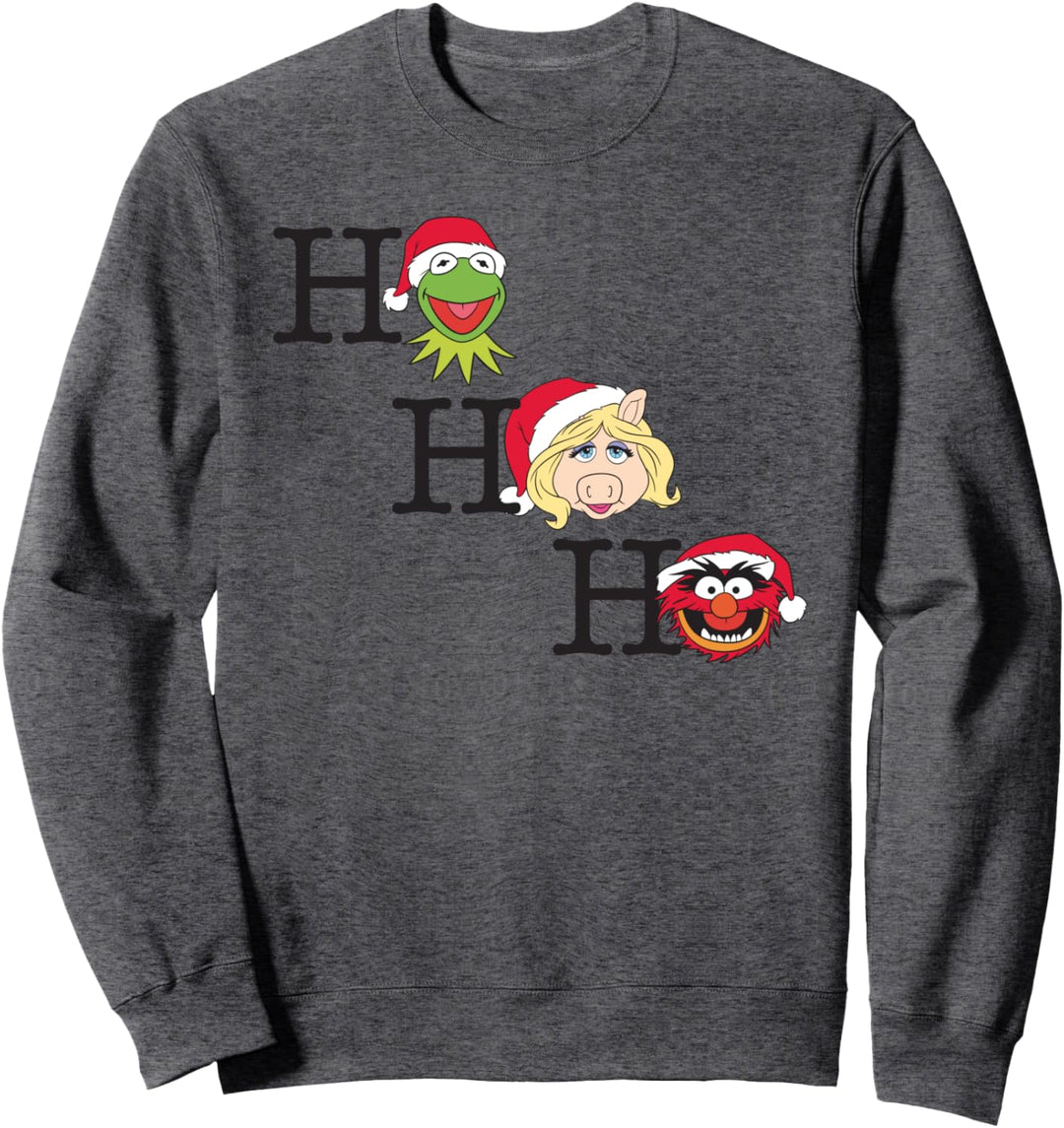 Disney Muppets Kermit Miss Piggy and Animal Holiday Sweatshirt