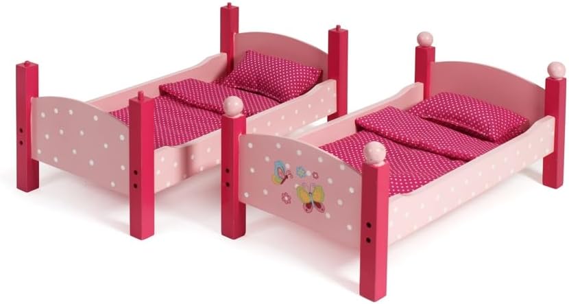 Bayer Chic 2000 513-90 Puppen-Etagenbett, 3 Jahre to 8 Jahre, Papilio pink, Papilio Pink