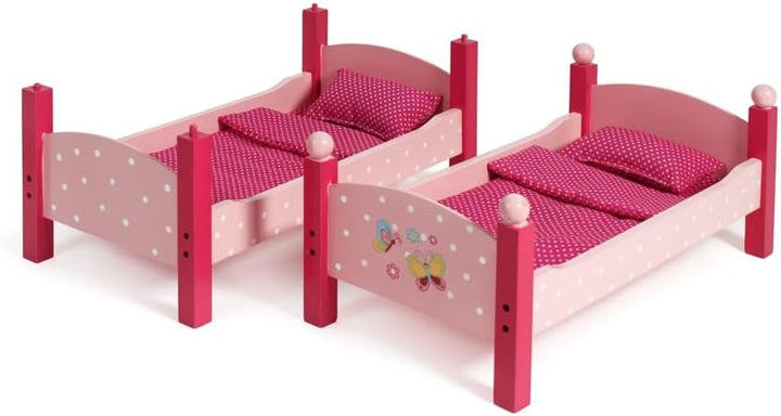 Bayer Chic 2000 513-90 Puppen-Etagenbett, 3 Jahre to 8 Jahre, Papilio pink, Papilio Pink