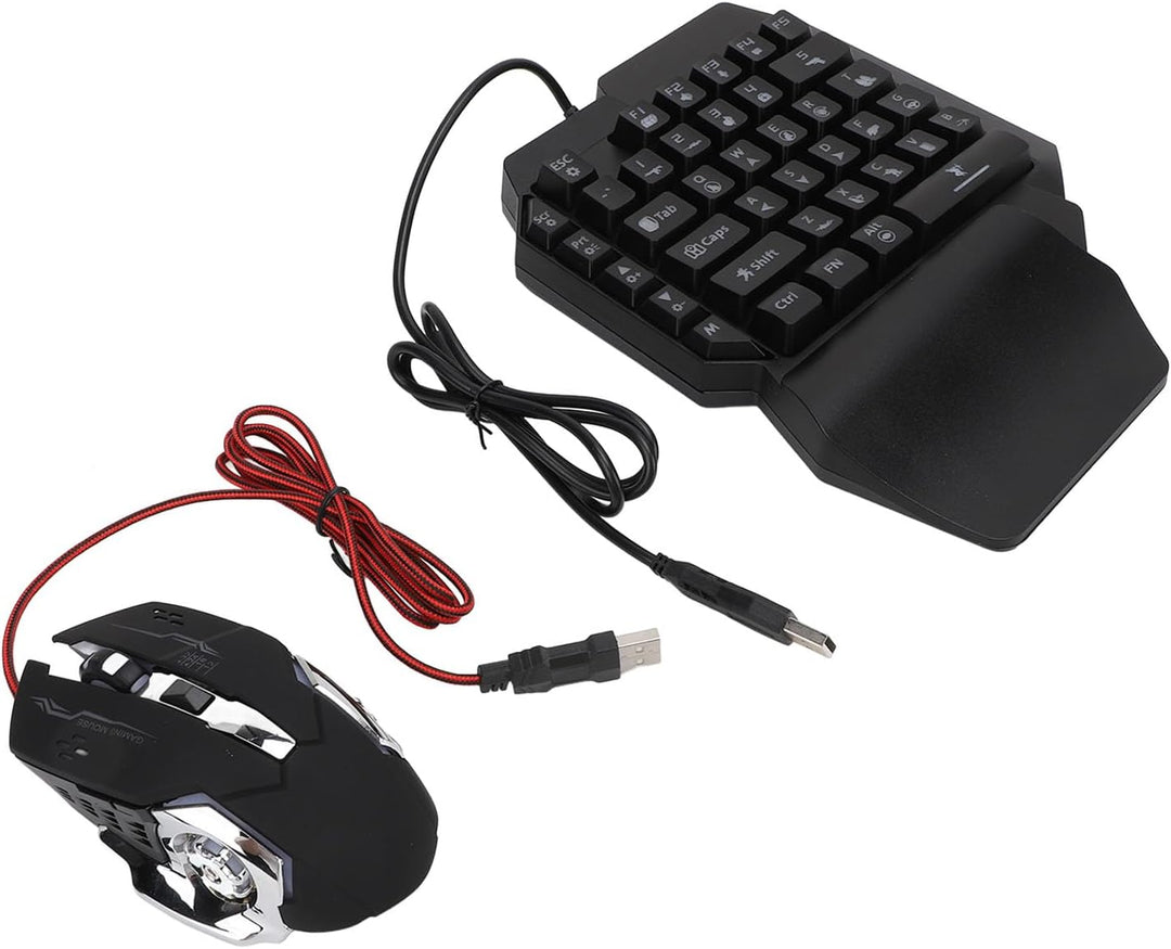 Gaming -Tastatur -Maus -Konverter Combo 4 in 1 Single Hand Mobile Game Keyboard -Maus -Adapter -Tele