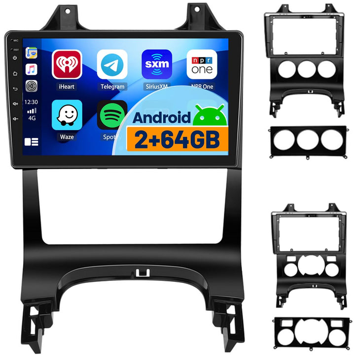 2+64GB Android Autoradio für Peugeot 3008 5008 2009-2016 Wireless Carplay Android Auto, 9'' IPS Touc