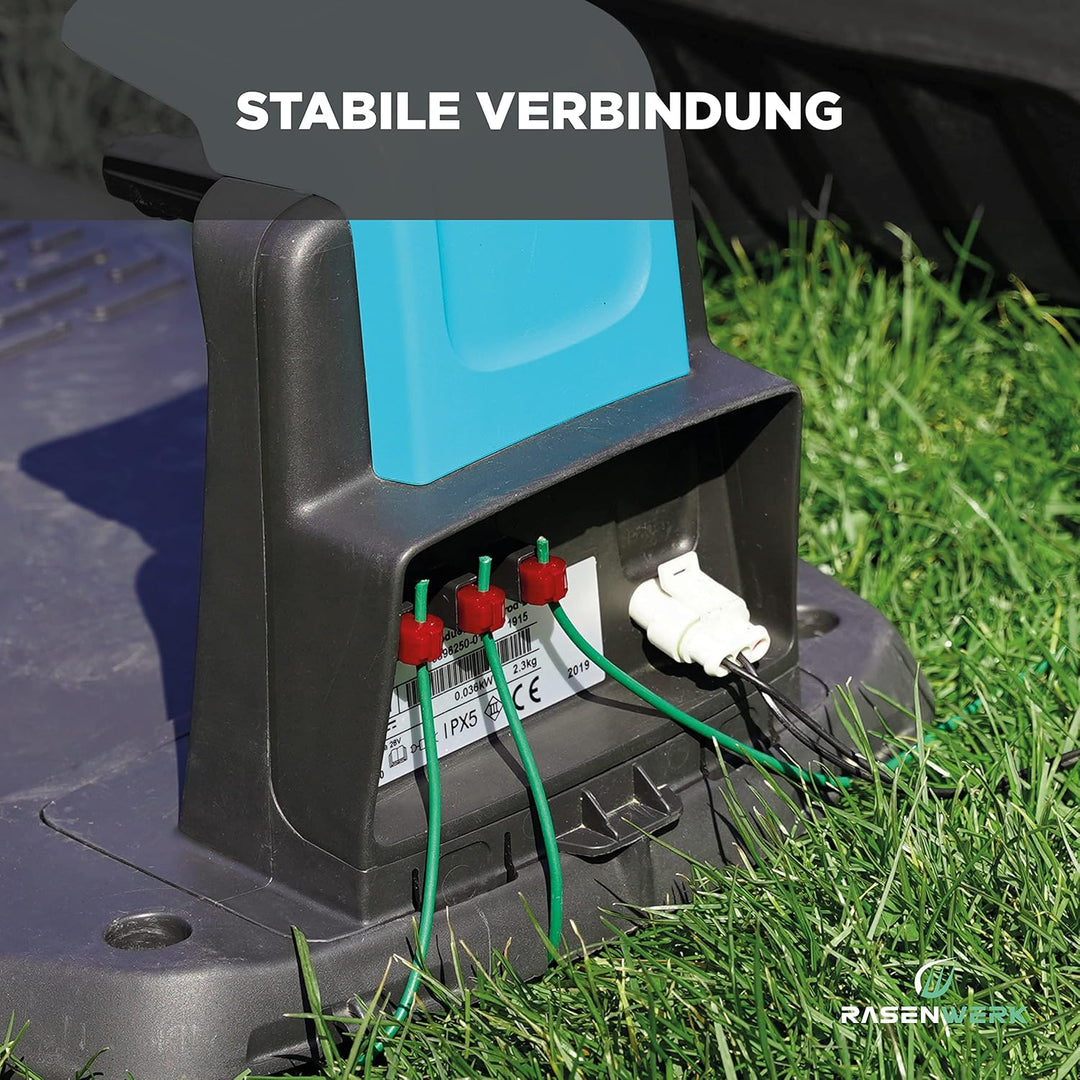 Anschlussklemmen für Mähroboter Begrenzungskabel Ladestation - T-Abzweigverbinder Abzweigklemmen Str