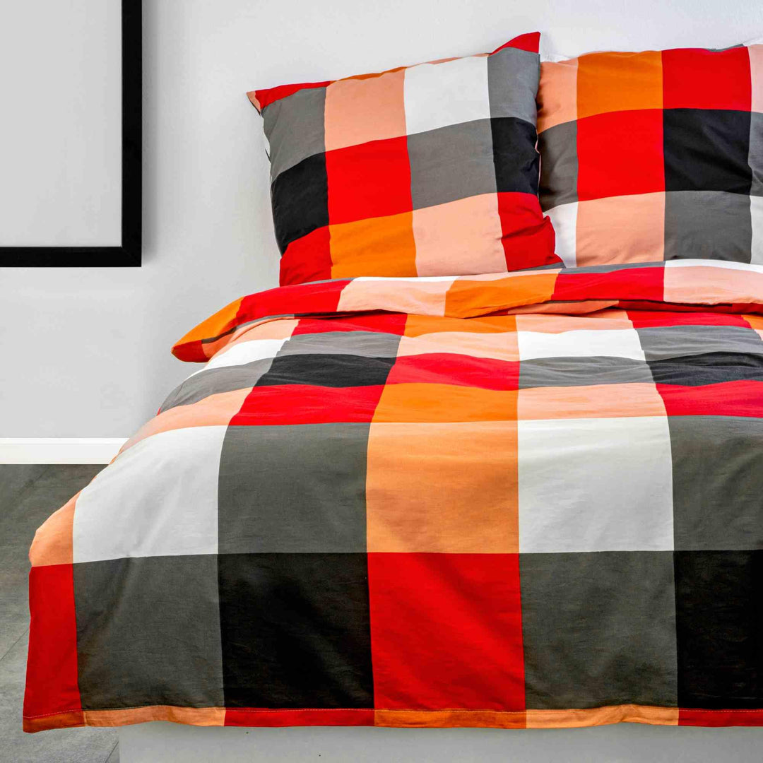 etérea Baumwolle Bettwäsche Rian 200x200 1er Set - mit Reissverschluss - Renforcé Qualität - Allergi