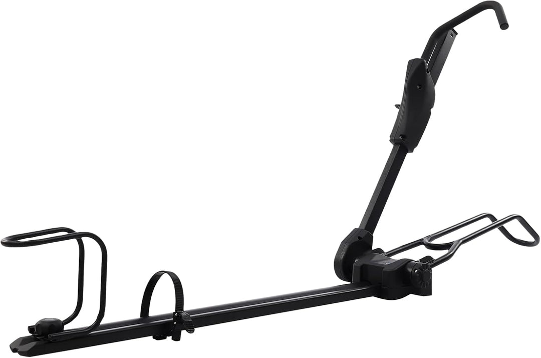 Dach Fahrradträger, 110cm Fahrradrahmenhalter Aluminiumlegierung höhenverstellbar 75-98cm abschliess