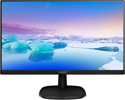 Philips 243V7QJABF - 24 Zoll FHD Monitor (1920x1080, 60 Hz, VGA, HDMI, DisplayPort) schwarz 23,8 Zol