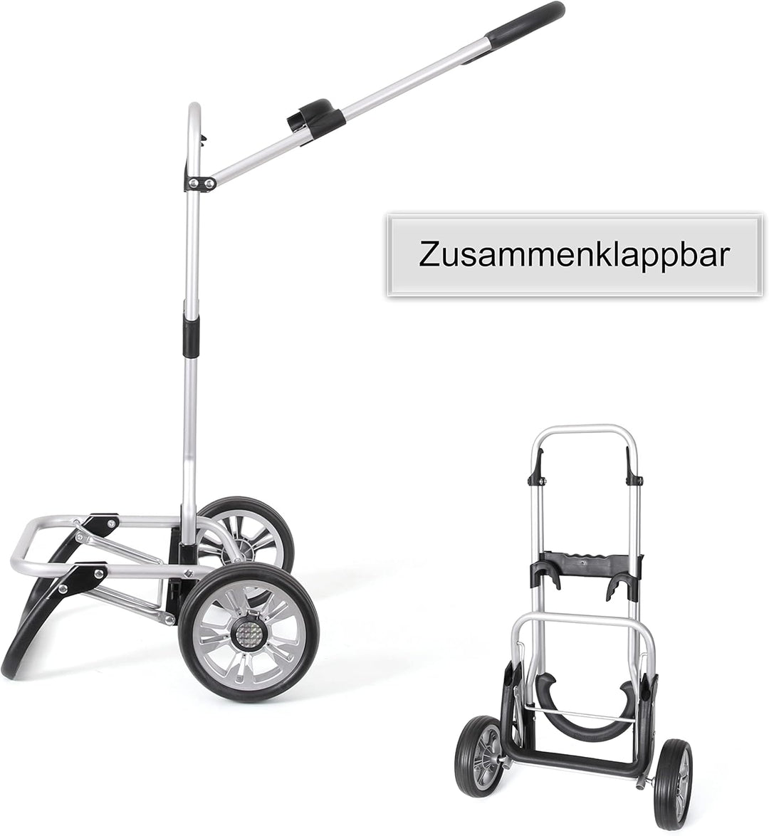 ANDERSEN Einkaufstrolley - Scala Shopper Plus Hildy grau 47 L einkaufen,Handwagen,stilvoll, Aluminiu