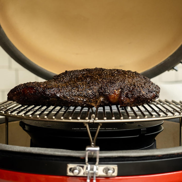Kamado Joe® - SloRoller mit Kochgestellsystem Big Joe Schwarz Big Joe SloRoller, Big Joe SloRoller