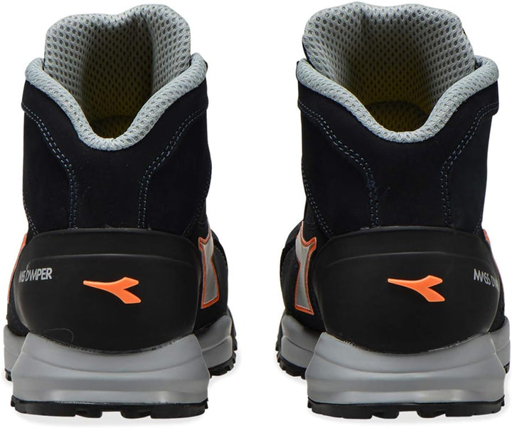 Arbeitsschuh GLOVE MDS MID S3 HRO SRC, DARK NAVY/ORANGE FLUO, Gr. 41
