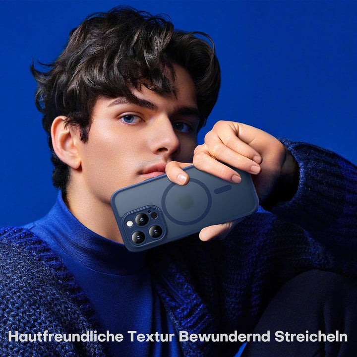 TOCOL 3 in 1 für iPhone 14 Pro Max Hülle für Magsafe, mit 2 Schutzglas, Vollständiger Kameraschutz S