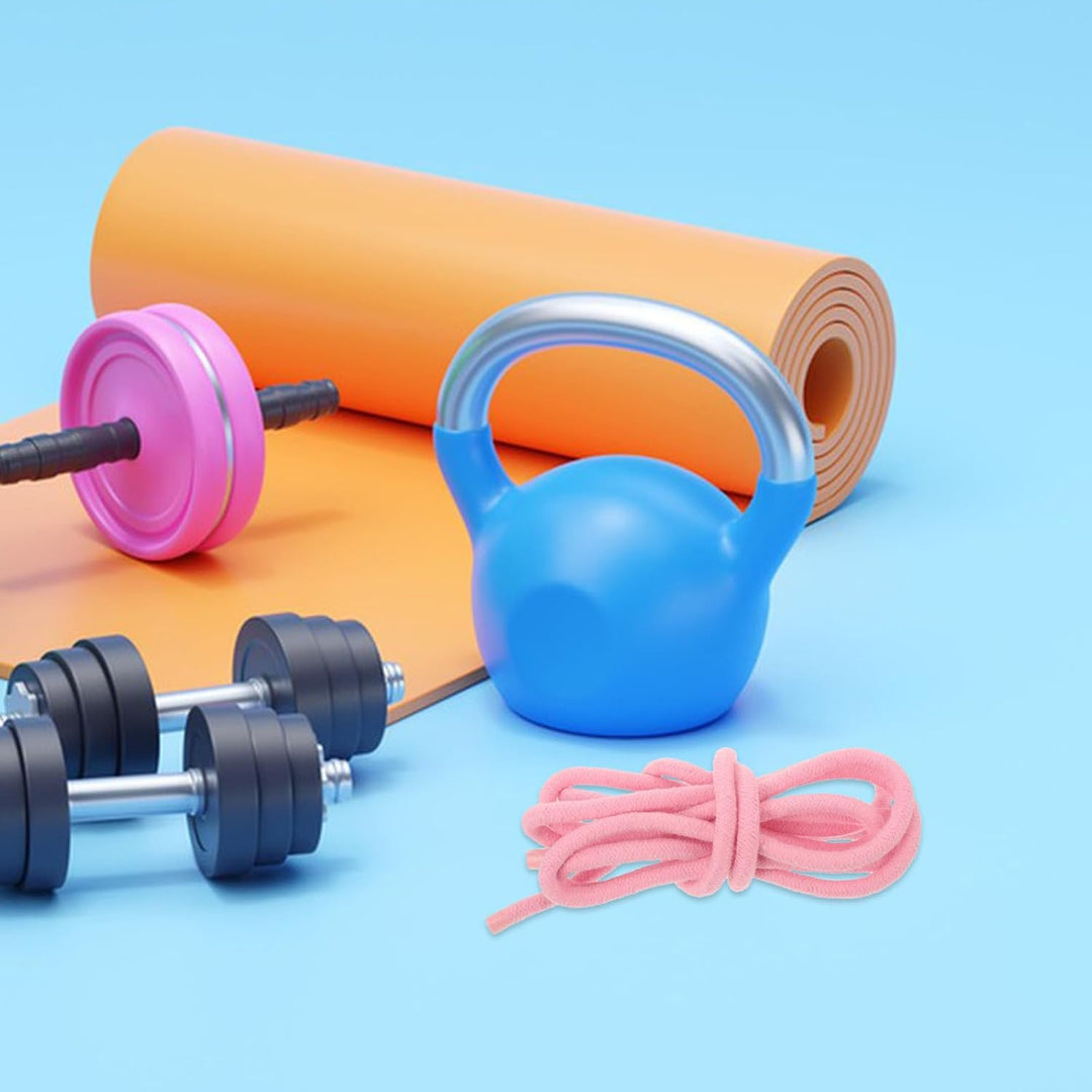 NUOBESTY Farbiges Baumwoll Turnseil mit Komfortablem Griff und Stylischem Design für Rhythmische Gym