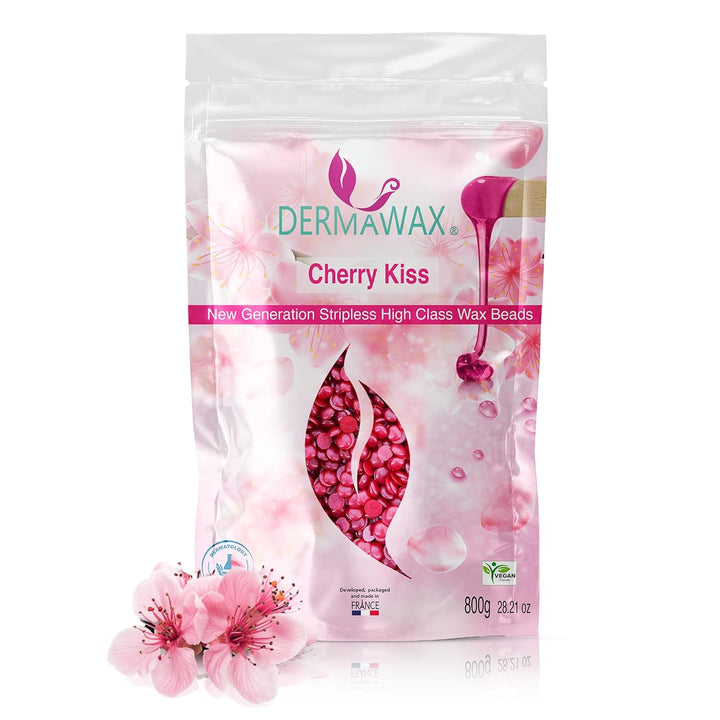 Dermawax Vegan Hartwachs Waxing Perlen zur Haarentfernung Brazilian Waxing Gesicht Intim Beine Bikin