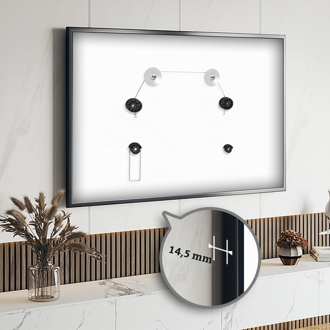 Maclean MC-557 OLED QLED LED LCD Plasma TV Wandhalter Wandhalterung UltraSlim, 37-70", 50kg