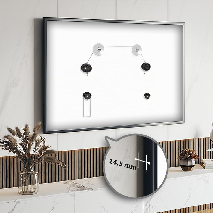 Maclean MC-557 OLED QLED LED LCD Plasma TV Wandhalter Wandhalterung UltraSlim, 37-70", 50kg