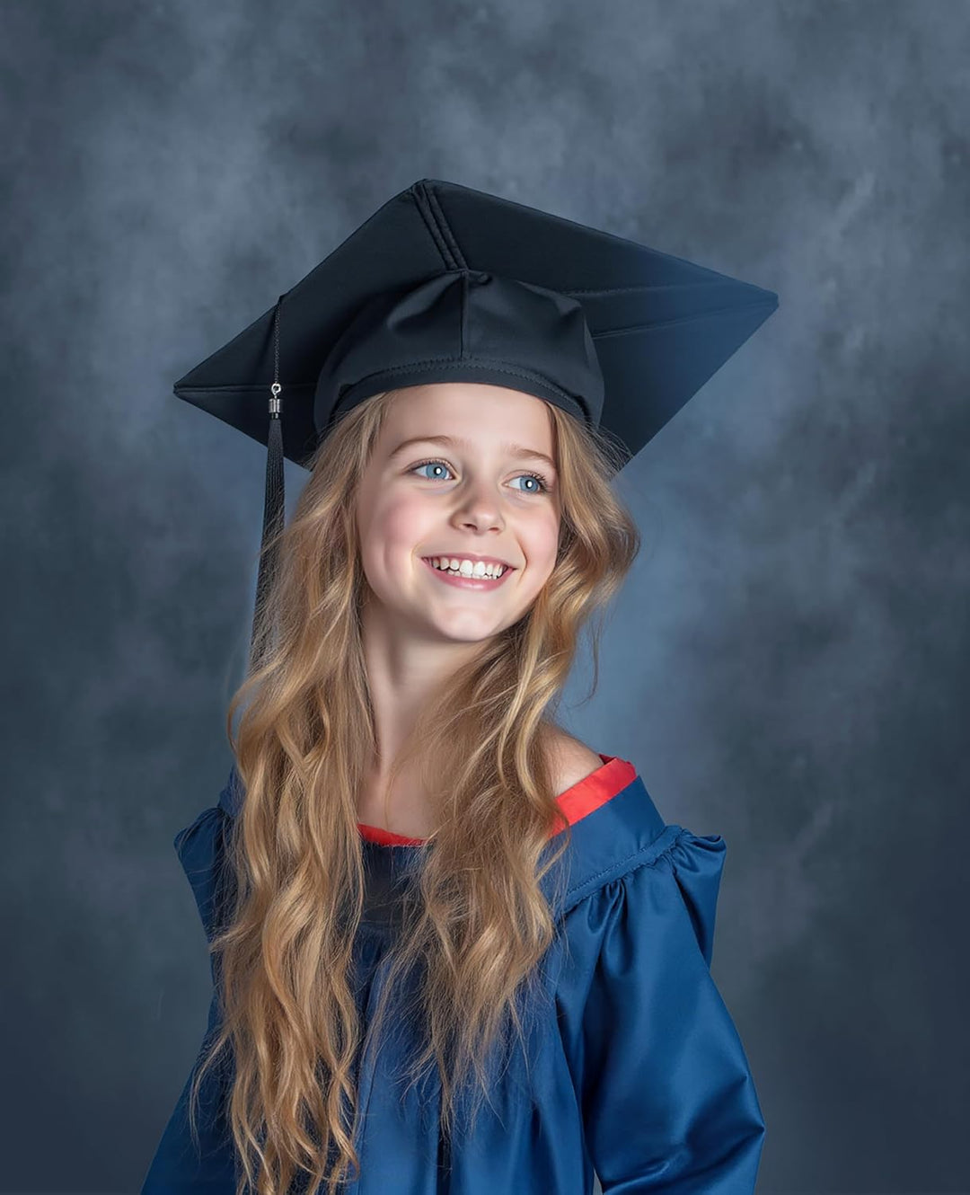 Kate Backdrop Photography 1.5x2.2m/5x7ft Klassische strukturierte Blaue Figur Fotografie Aufnahme Hi