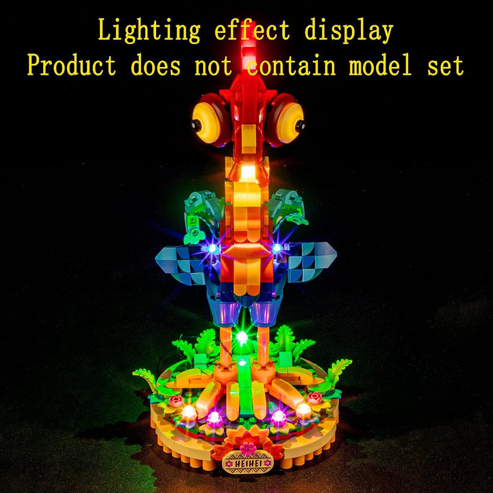 GEAMENT LED Licht-Set Kompatibel mit Lego Disney Heihei 43272 Bausteine Modell (Modellsatz Nicht ent