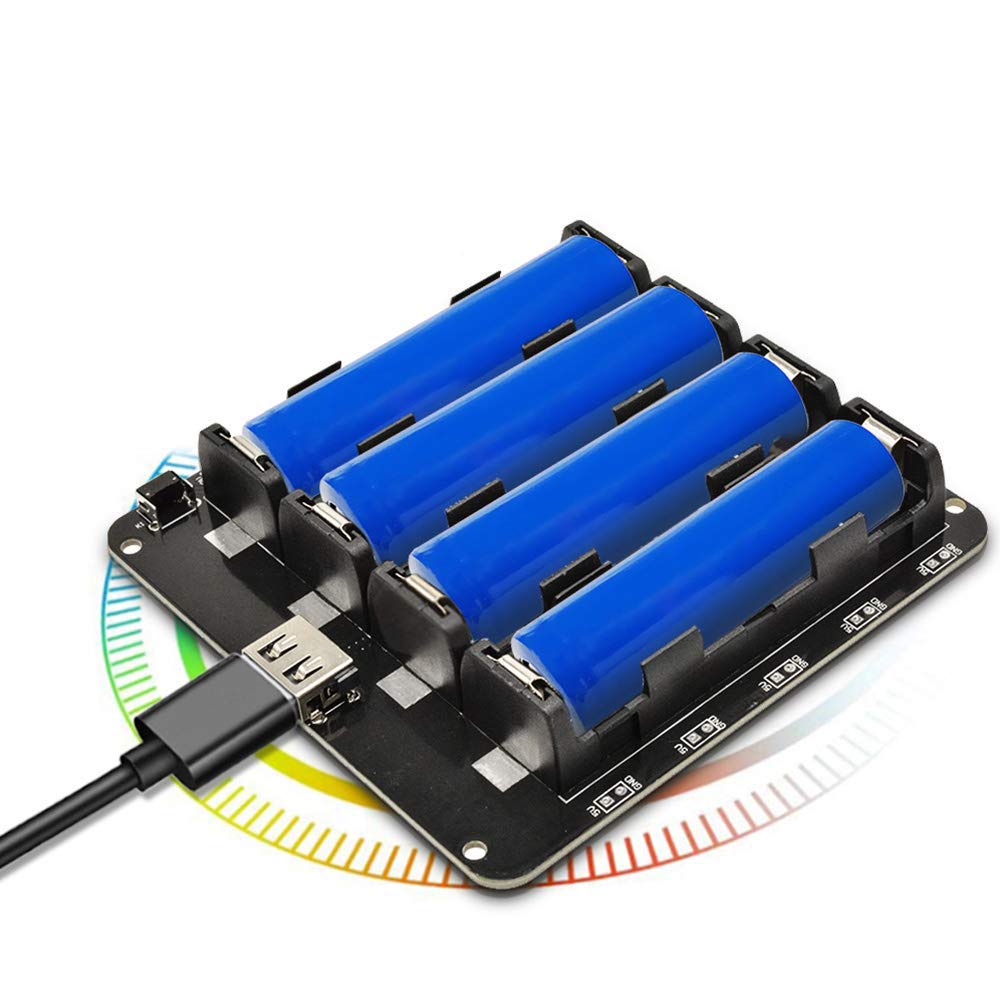 diymore Battery Shield V9 5V/3A 3V/1A Erweiterungskarte mit Micro-USB Typ C kompatibel für ESP32 WLA