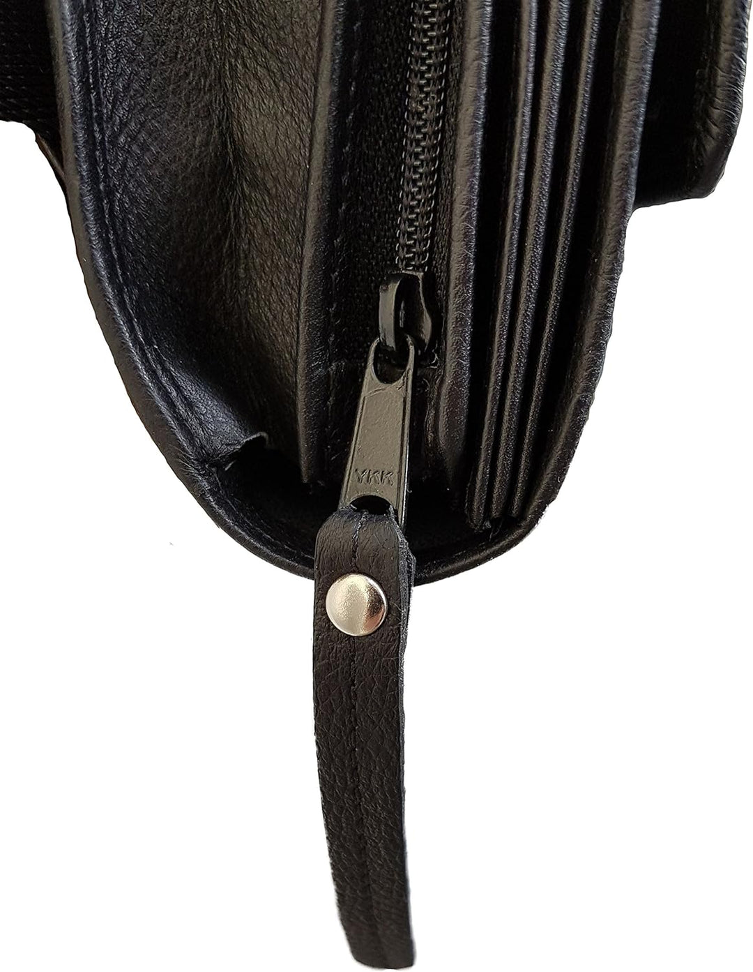 CLAIRE-FONCET Hochwertige Rindsleder Kellnertasche, Kellnergeldbörse, Kellnergeldbeutel, Ohne 5 Euro