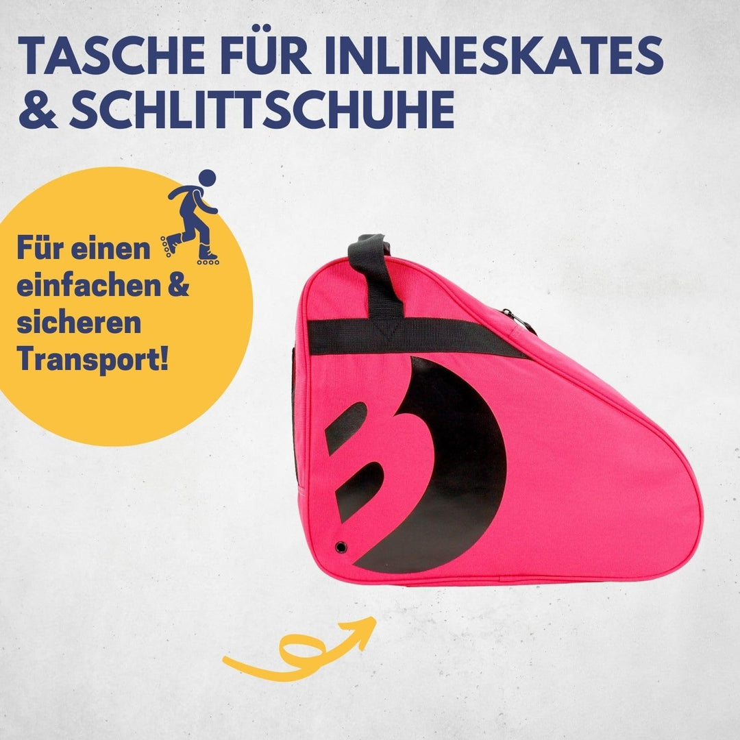 Best Sporting Tasche für Inlineskates und Schlittschuhe I Schlittschuhtasche mit verstellbarem Trage