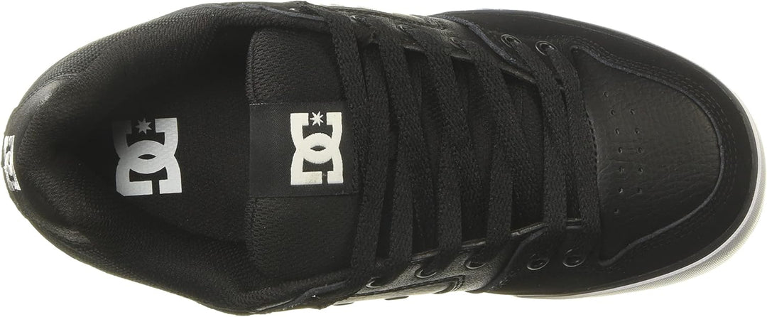 DC Shoes Herren Pure Skate-Schuh 38.5 EU Schwarz Schwarz Weiss, 38.5 EU Schwarz Schwarz Weiss