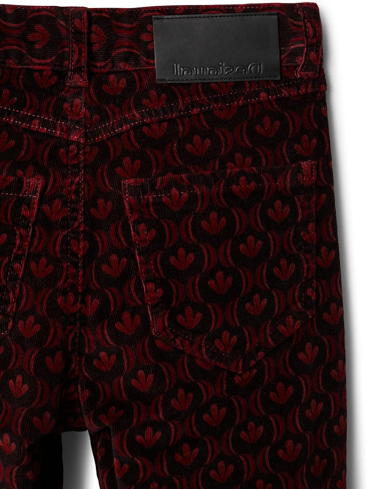 Desigual Mädchen Casual Pants 14 Jahre Rot, 14 Jahre Rot