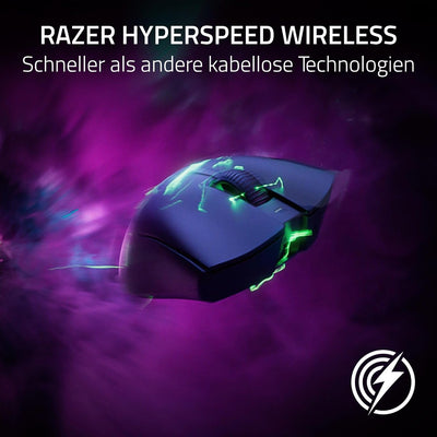 Razer DeathAdder V3 Pro - Leichte kabellose Ergonomische Esports-Maus (63g Leichtes Design, Focus Pr