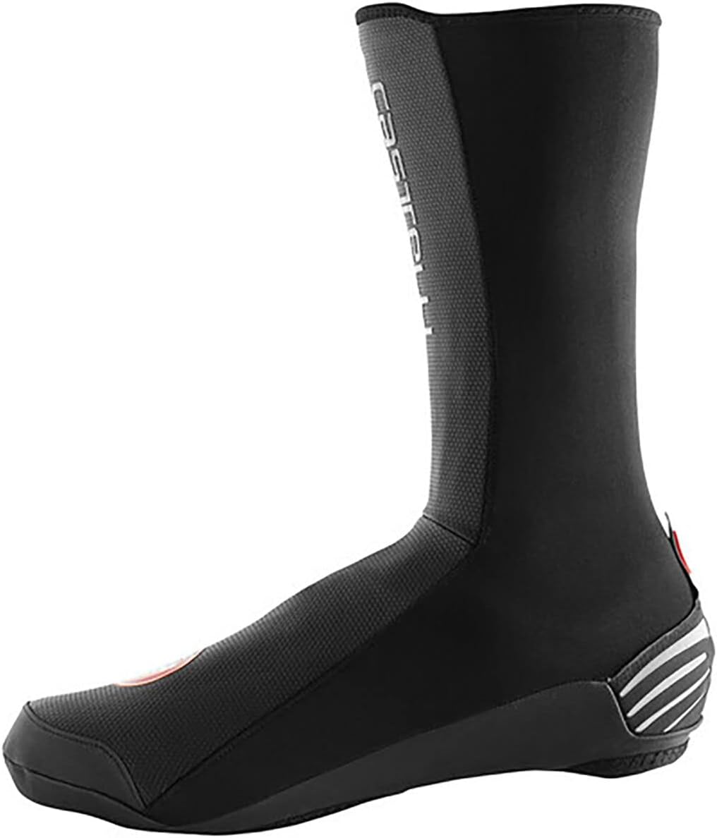 castelli Ros 2 Shoecover Radsport-Überschuhe XXL Schwarz, XXL Schwarz