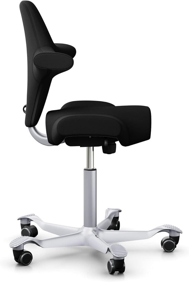 HAG Capisco 8106 Ergonomischer Bürodrehstuhl Sattelhocker - Standard Gasfeder 200 mm - Sitzhöhe 47-6
