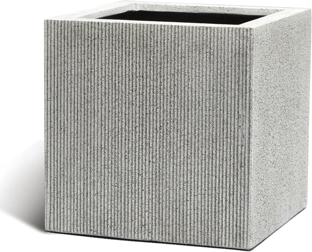 ESCHBACH® Pflanzkübel Cube 50 Grau Quadratisch * 50 x 50 x 50 cm * 10 Jahre Garantie 50x50x50, 50x50
