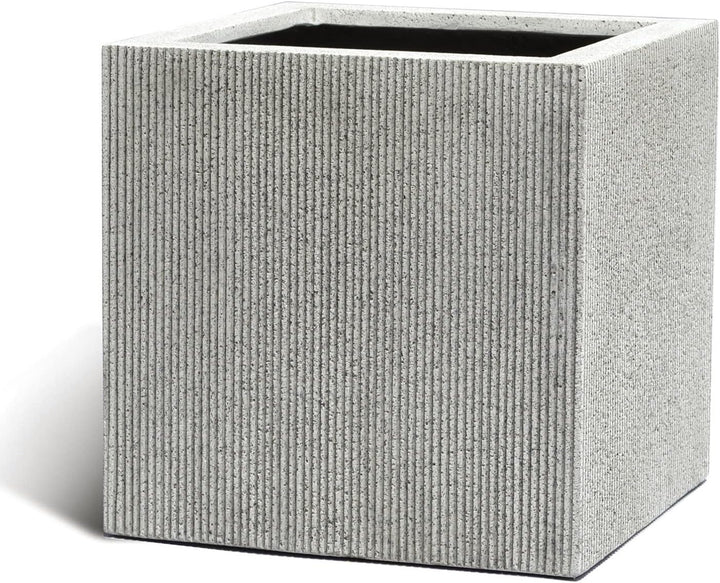 ESCHBACH® Pflanzkübel Cube 50 Grau Quadratisch * 50 x 50 x 50 cm * 10 Jahre Garantie 50x50x50, 50x50