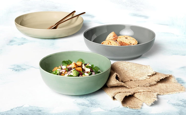 Seltmann Weiden Beat Perlgrau Foodbowl Set 3tlg. 20/25/28 cm