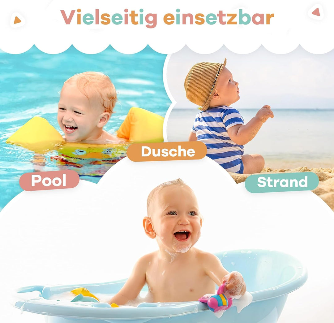 Babyhandtuch mit kapuze baumwolle 90x90cm | Kapuzenhandtuch Baby Bär Design | Badetuch Neugeborene &amp;