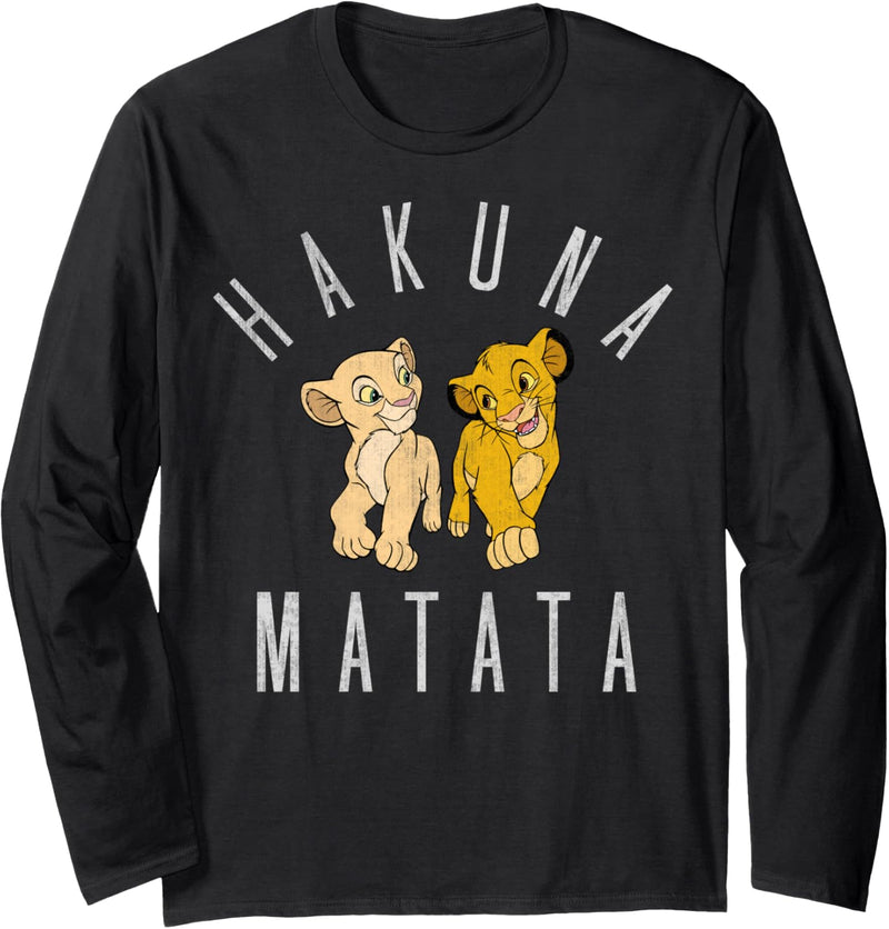 Disney Der König der Löwen Nala und Simba Hakuna Matata Langarmshirt