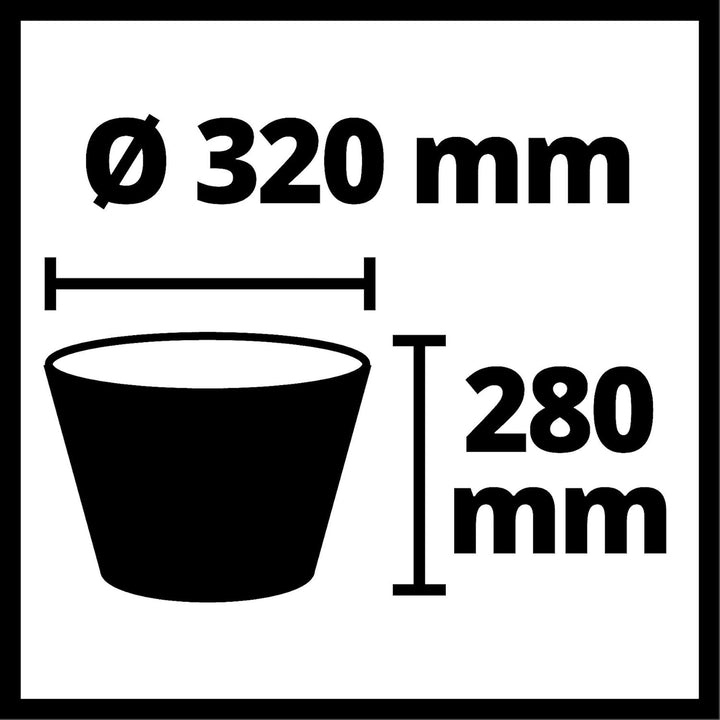 Original Einhell Dual Staub Filtersystem (1x Faltenfilter, 1x Feinstaubbeutel, nur zum Trockensaugen