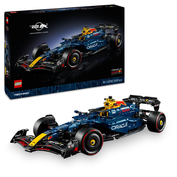 LEGO Technic Oracle Red Bull Racing RB20 F1 Rennauto Modell - Formel 1 Bauset zum Sammeln - V6-Motor