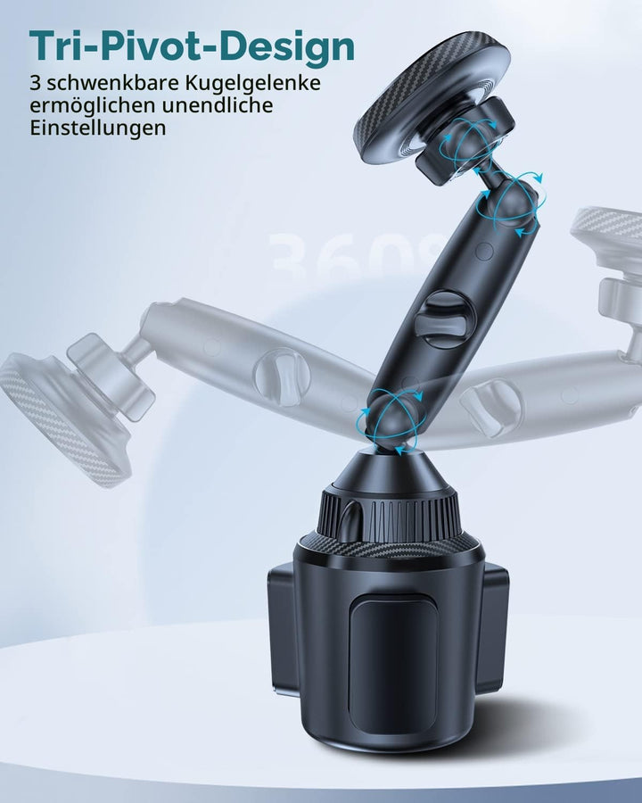 Handyhalterung Auto Getränkehalter Magsafe, Handyhalterung Auto Becherhalter Mercedes KFZ Handy Halt