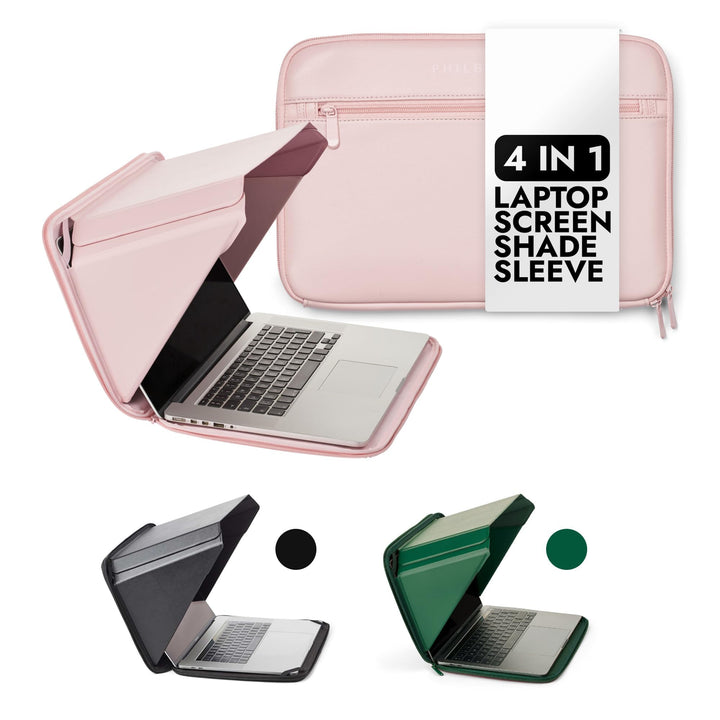 Philbert Design 14” MacBook - Screen Shade Sleeve mit integrierter Hood 4-in-1: Sonnenschutz, Datens