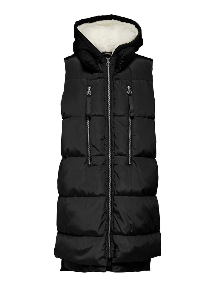 ONLY Damen Onlnewnora Puffer Waistcoat Life Cc Otw Pufferweste S Schwarz, S Schwarz