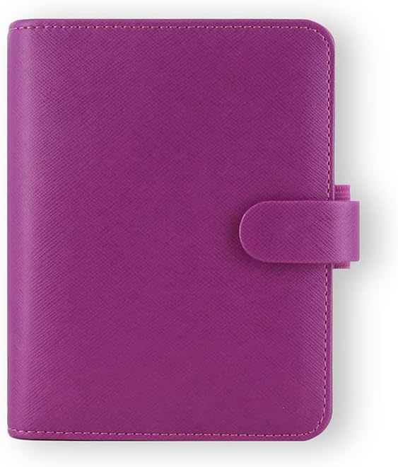 Filofax Saffiano Pocket Organizer – Raspberry, 2.5 x 14.5 x 11.5 Einzelbett, Einzelbett