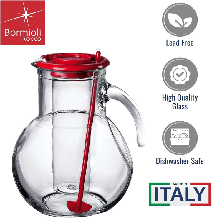 Bormioli Kufra Karaffe 2,0 2000 ml Rot, 2000 ml Rot