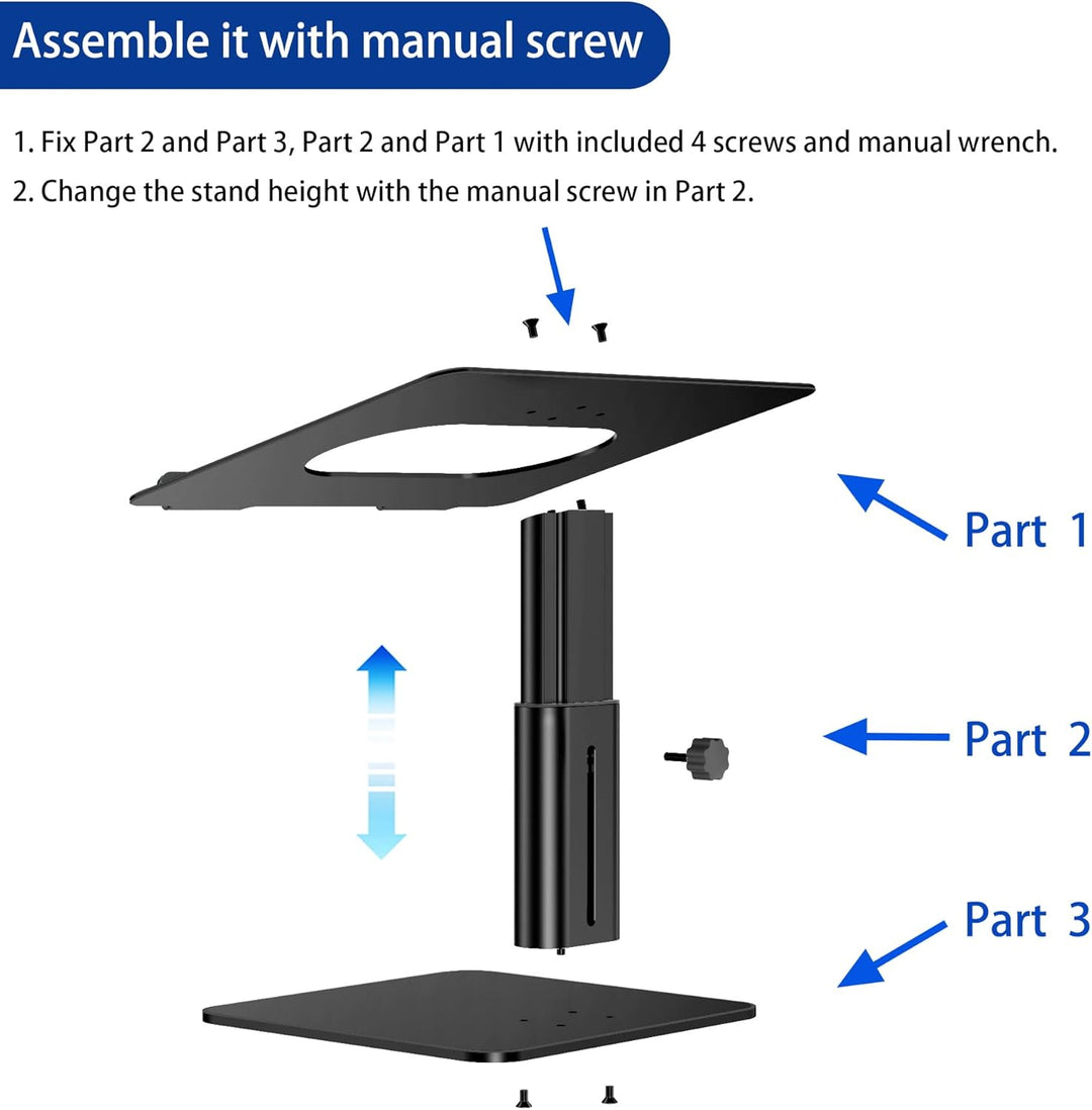 BESIGN LSX6N Laptop ständer, Verstellbarer ergonomischer Notebook-Ständer, Laptop ständer kompatibel