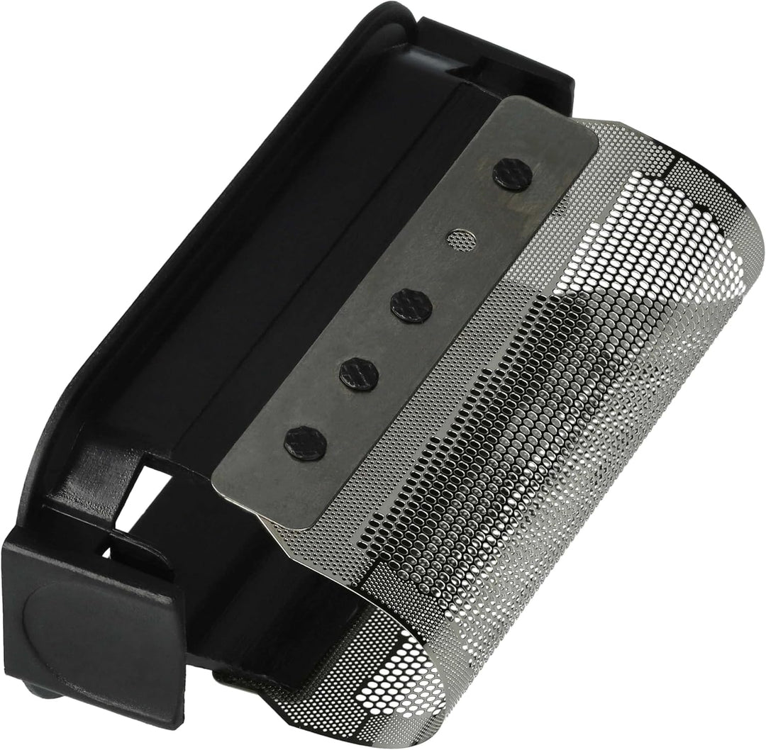 vhbw Scherfolie kompatibel mit Braun Micron 808 Elektrorasierer + Rahmen, schwarz/Silber