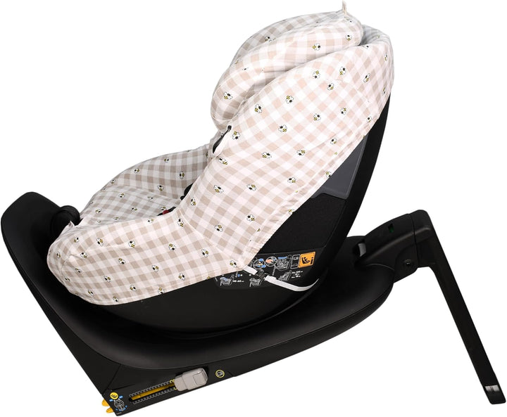 JYOKO Kids Bezug für Autositz kompatibel mit Maxi Cosi (Picnic Vichy, Maxi Cosi Mica I-Size)