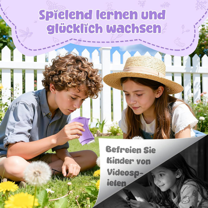 2.4" HD Bildschirm Digitales Mikroskop für Kinder, 1000X Mikroskop für Kinder Spielzeug ab 3 4 5 6 7
