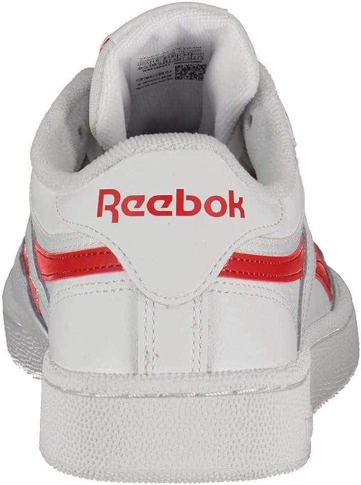Reebok Unisex Club C Revenge Sneaker 34 EU Ftwwht Vecred Ftwwht, 34 EU Ftwwht Vecred Ftwwht