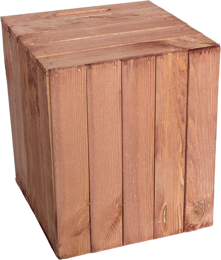 Holzkiste Aufbewahrungskiste Einschubkiste Schubladenbox Vintage Ocker passend für alle Kallaxregale